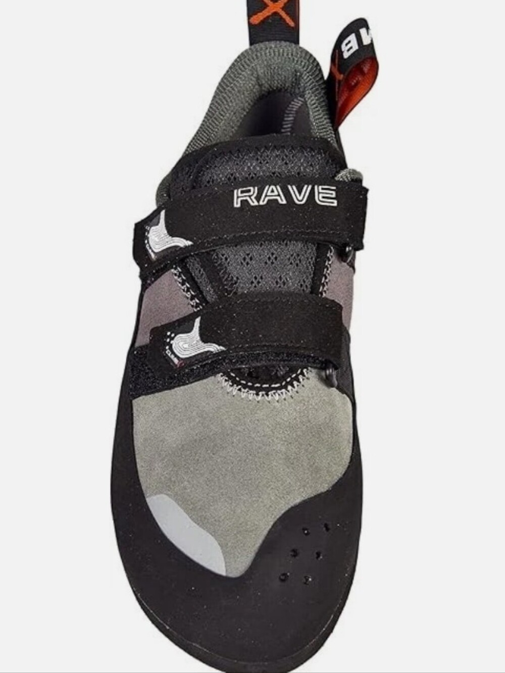 NWT HIClimb X Rave X Strap Black/Grey Climbing Shoe, Size 8